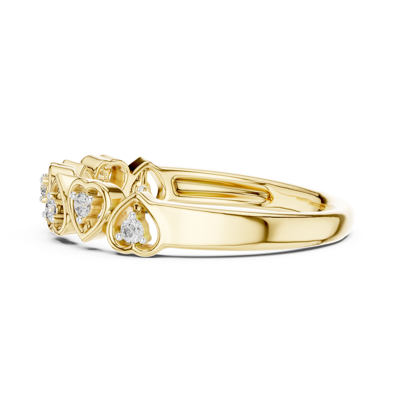 Ladies Ring 12#10058@L - Yellow Gold - Image