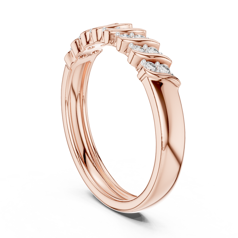 Ladies Ring 12#10059@L - Rose Gold - Image