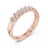 Ladies Ring 12#10059@L - Rose Gold - Image