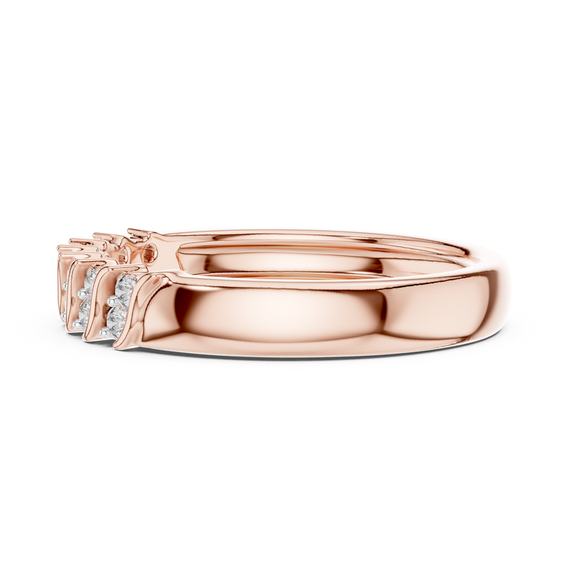Ladies Ring 12#10059@L - Rose Gold - Image