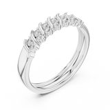 Ladies Ring 12#10059@L - White Gold - Image