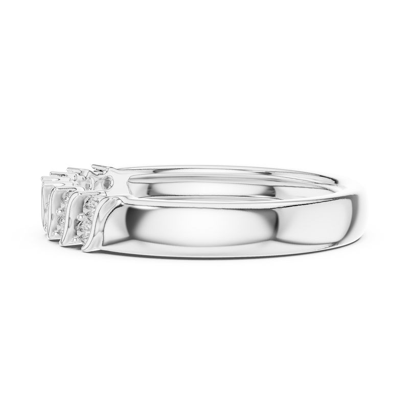 Ladies Ring 12#10059@L - White Gold - Image