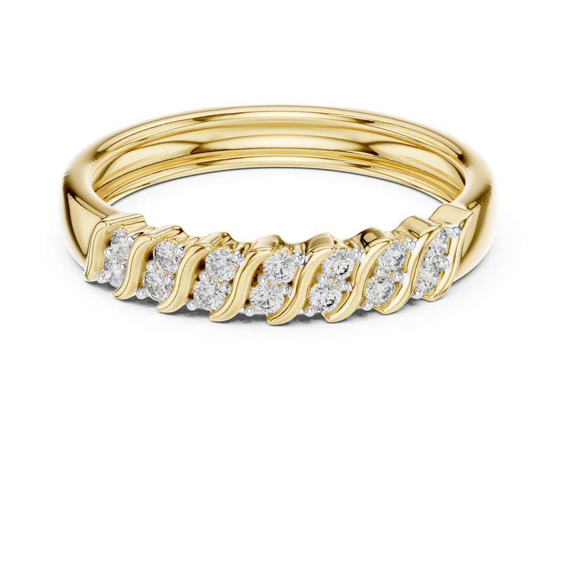 Ladies Ring 12#10059@L - Yellow Gold - Image