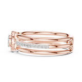 Ladies Ring 12#10060@L@7 - Rose Gold - Image