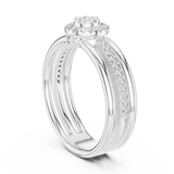 Ladies Ring 12#10060@L@7 - White Gold - Image