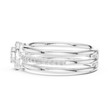 Ladies Ring 12#10060@L@7 - White Gold - Image