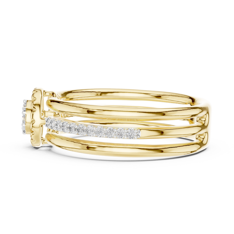 Ladies Ring 12#10060@L@7 - Yellow Gold - Image