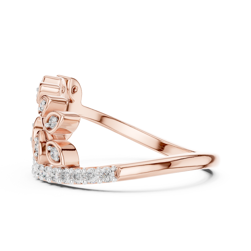 Ladies Ring 12#10061@L - Rose Gold - Image