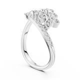 Ladies Ring 12#10061@L - White Gold - Image