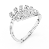 Ladies Ring 12#10061@L - White Gold - Image