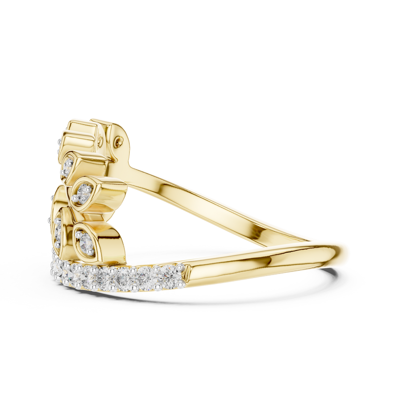 Ladies Ring 12#10061@L - Yellow Gold - Image
