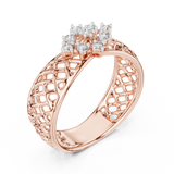 Ladies Ring 12#10062@L - Rose Gold - Image