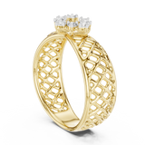Ladies Ring 12#10062@L - Yellow Gold - Image