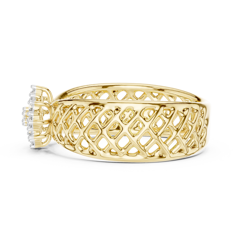 Ladies Ring 12#10062@L - Yellow Gold - Image