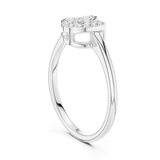 Ladies Ring 12#10064@L - White Gold - Image