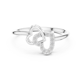 Ladies Ring 12#10064@L - White Gold - Image