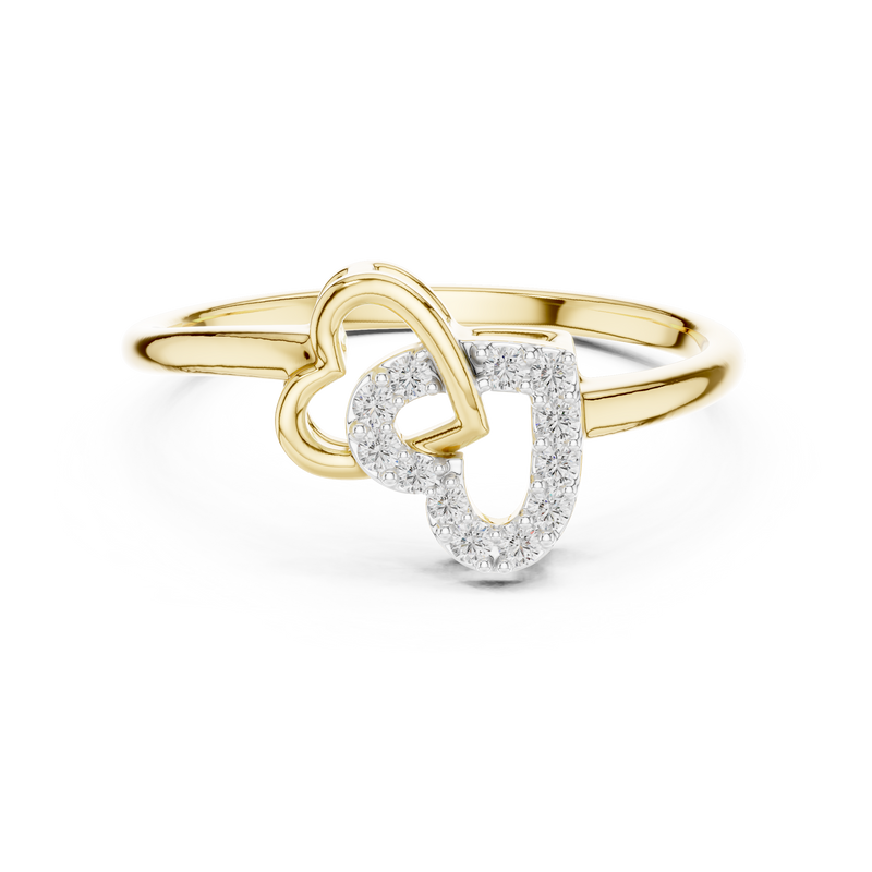 Ladies Ring 12#10064@L - Yellow Gold - Image