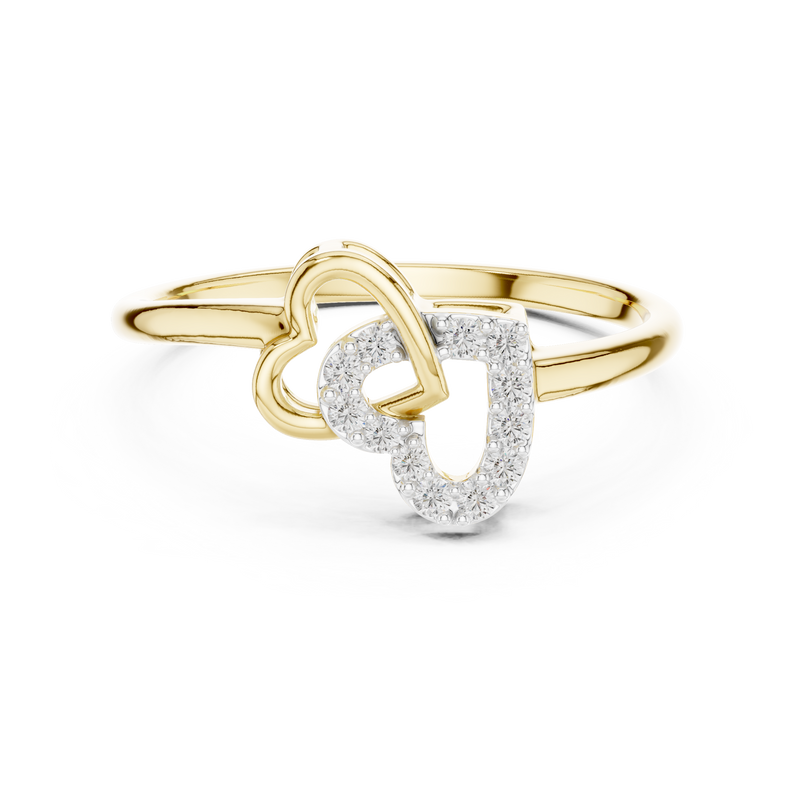 Ladies Ring 12#10064@L - Yellow Gold - Image