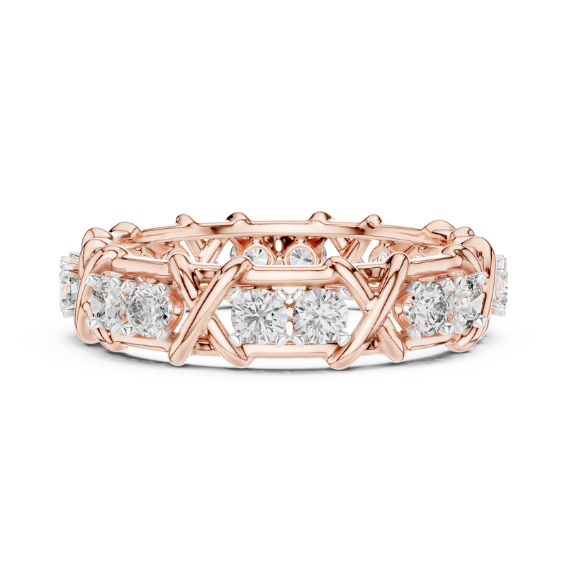 Ladies Ring 12#10065@L - Rose Gold - Image