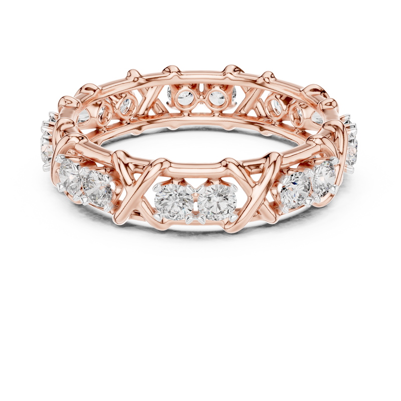 Ladies Ring 12#10065@L - Rose Gold - Image