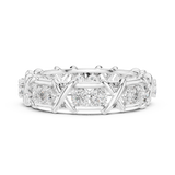 Ladies Ring 12#10065@L - White Gold - Image