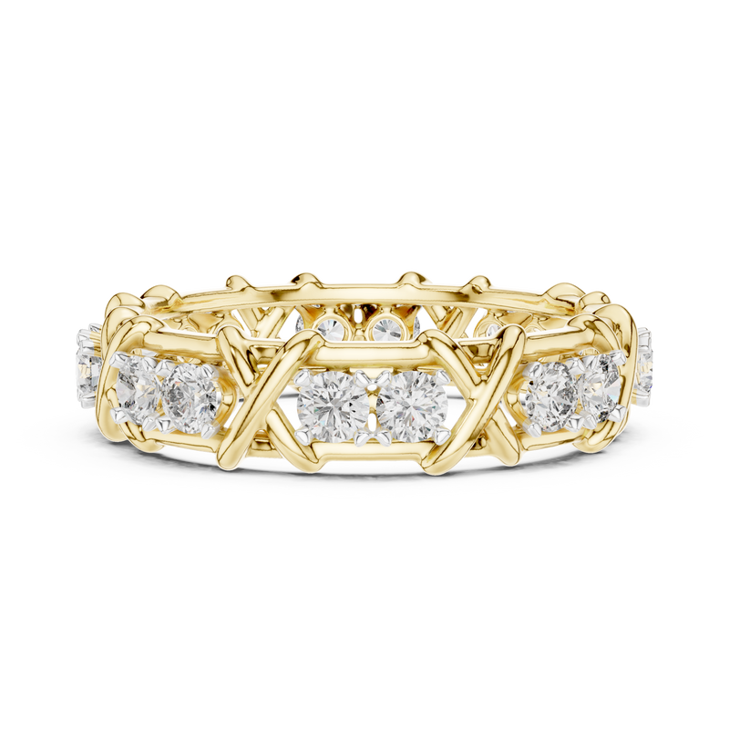 Ladies Ring 12#10065@L - Yellow Gold - Image