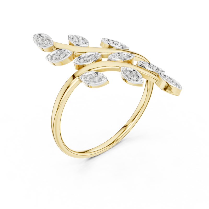 Ladies Ring 12#10066@L@7 - Yellow Gold - Image