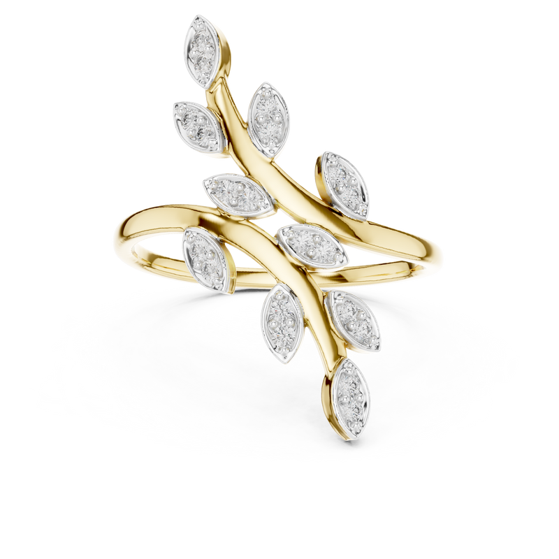 Ladies Ring 12#10066@L@7 - Yellow Gold - Image
