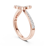 Ladies Ring 12#10067@L@7 - Rose Gold - Image