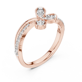Ladies Ring 12#10067@L@7 - Rose Gold - Image