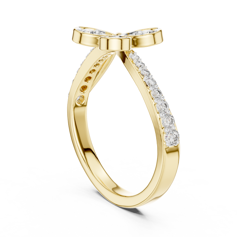 Ladies Ring 12#10067@L@7 - Yellow Gold - Image