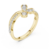 Ladies Ring 12#10067@L@7 - Yellow Gold - Image