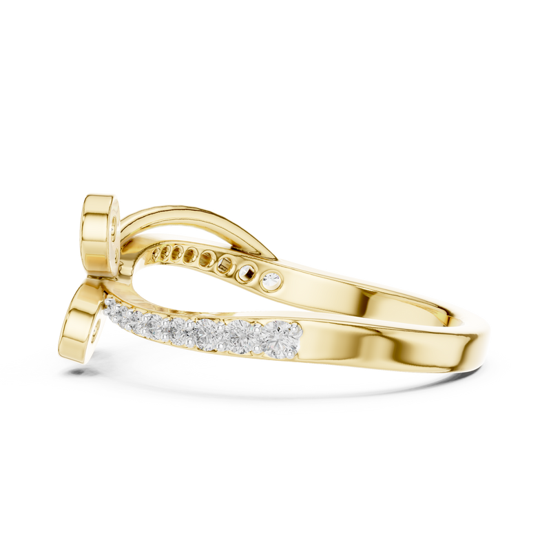 Ladies Ring 12#10067@L@7 - Yellow Gold - Image