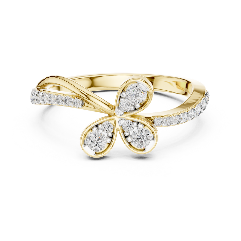 Ladies Ring 12#10067@L@7 - Yellow Gold - Image