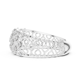 Ladies Ring 12#10068@L - White Gold - Image