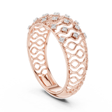 Ladies Ring 12#10068@L - Rose Gold - Image