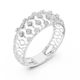 Ladies Ring 12#10068@L - White Gold - Image