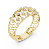 Ladies Ring 12#10068@L - Yellow Gold - Image