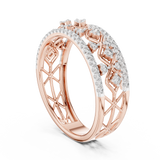 Ladies Ring 12#10069@L@7 - Rose Gold - Image