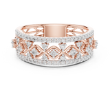 Ladies Ring 12#10069@L@7 - Rose Gold - Image