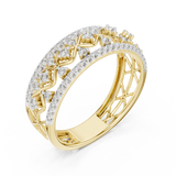 Ladies Ring 12#10069@L@7 - Yellow Gold - Image