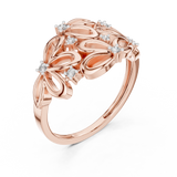 Ladies Ring 12#10070@L - Rose Gold - Image