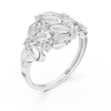 Ladies Ring 12#10070@L - White Gold - Image