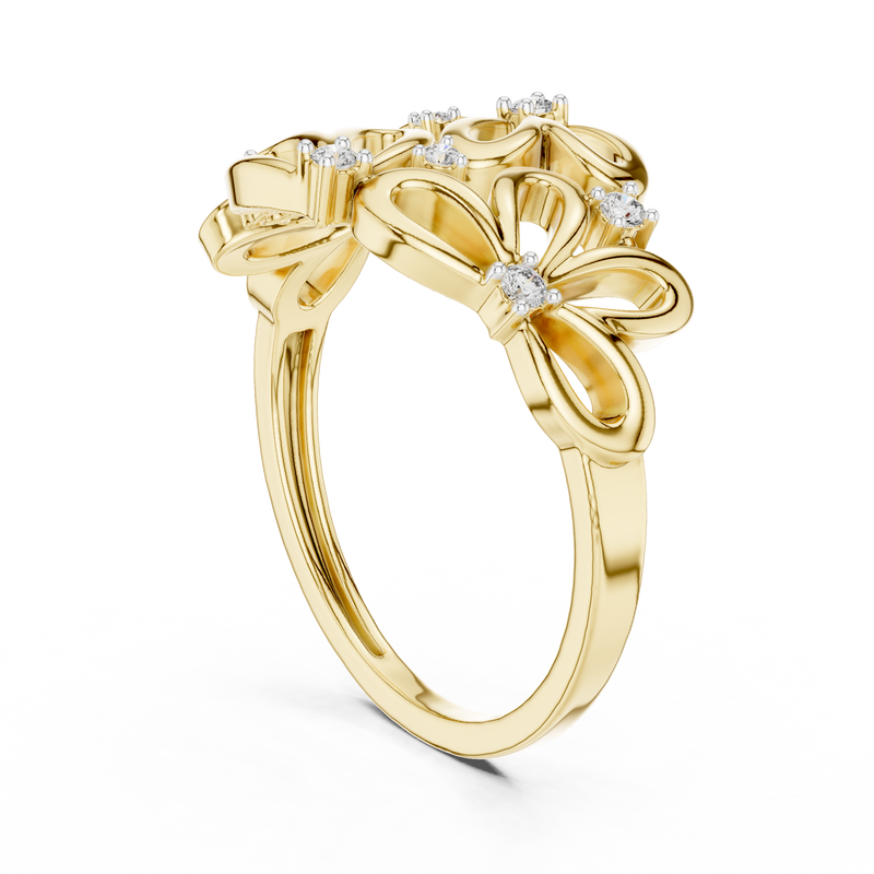 Ladies Ring 12#10070@L - Yellow Gold - Image