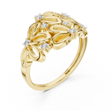 Ladies Ring 12#10070@L - Yellow Gold - Image