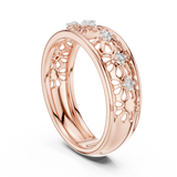 Ladies Ring 12#10071@L@7 - Rose Gold - Image