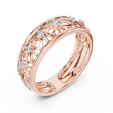Ladies Ring 12#10071@L@7 - Rose Gold - Image