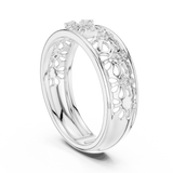 Ladies Ring 12#10071@L@7 - White Gold - Image
