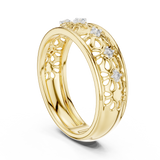 Ladies Ring 12#10071@L@7 - Yellow Gold - Image
