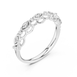 Ladies Ring 12#10072@L - White Gold - Image
